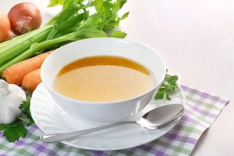 chicken broth to drink in the diet
