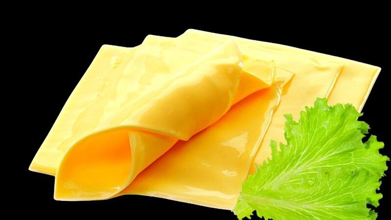 Processed cheese in the kefir diet is prohibited