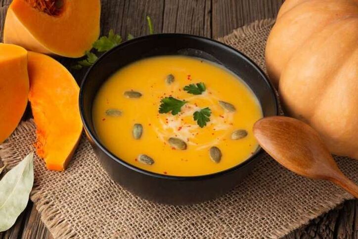 Pumpkin puree soup in your diet will help you lose weight effectively