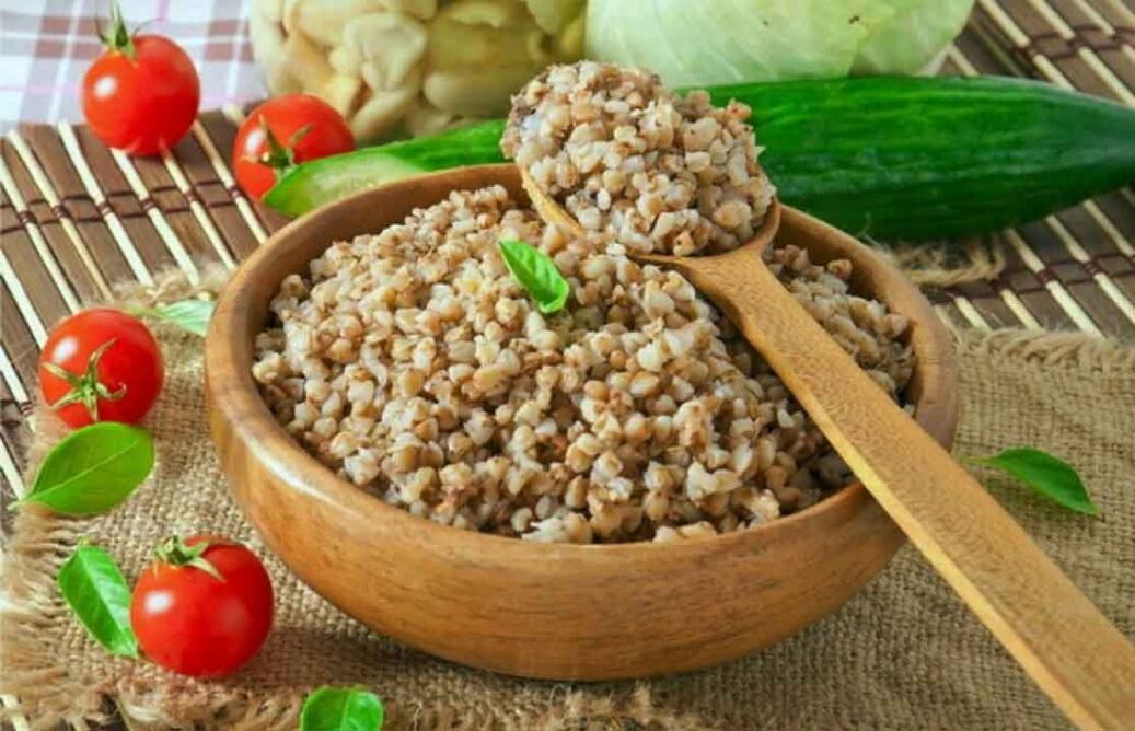 Buckwritten porridge