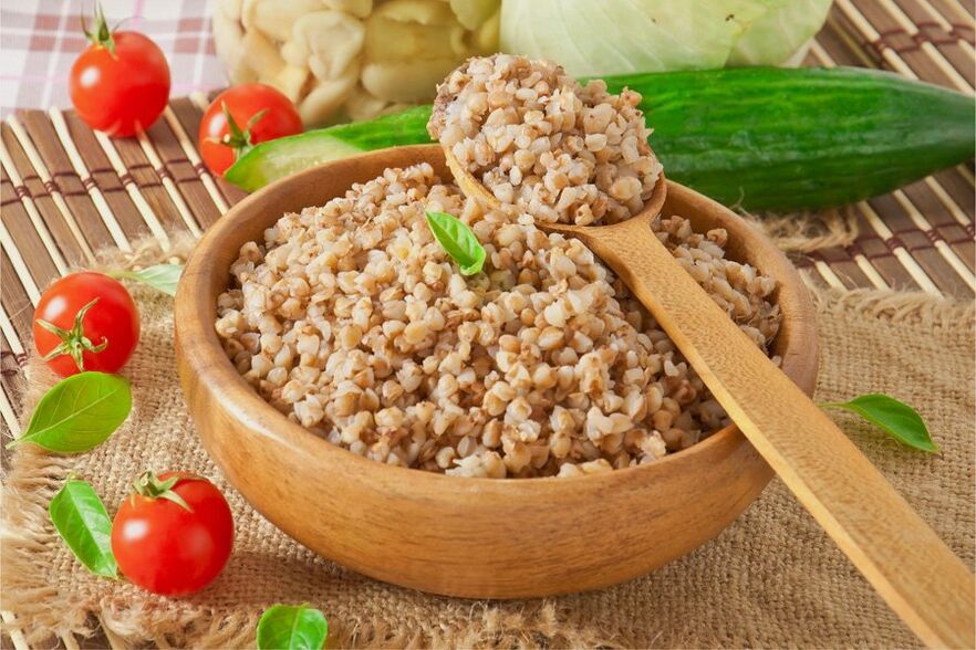 Buckwritten porridge